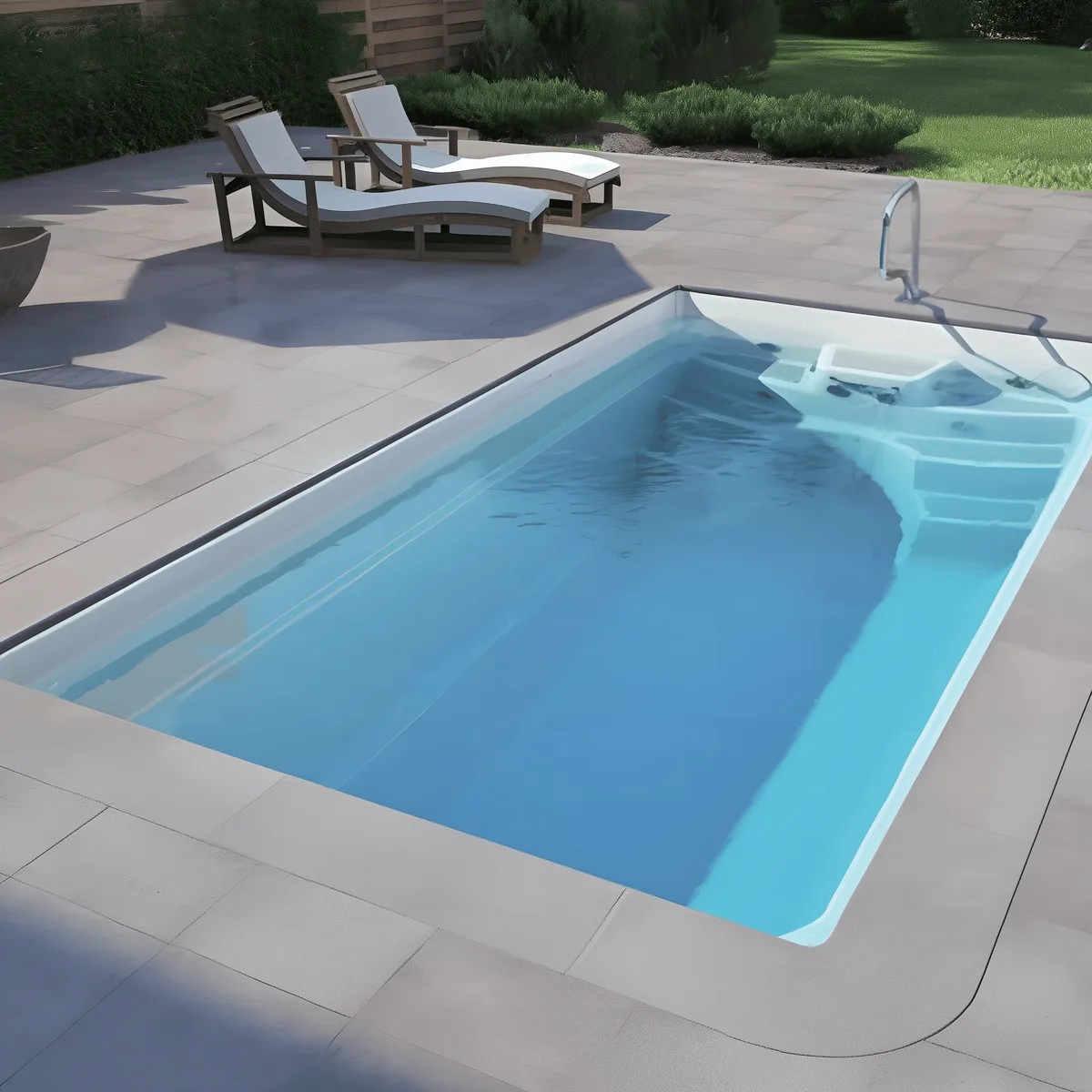 Композитный бассейн Laguna 5 — вид сверху в Сызрани