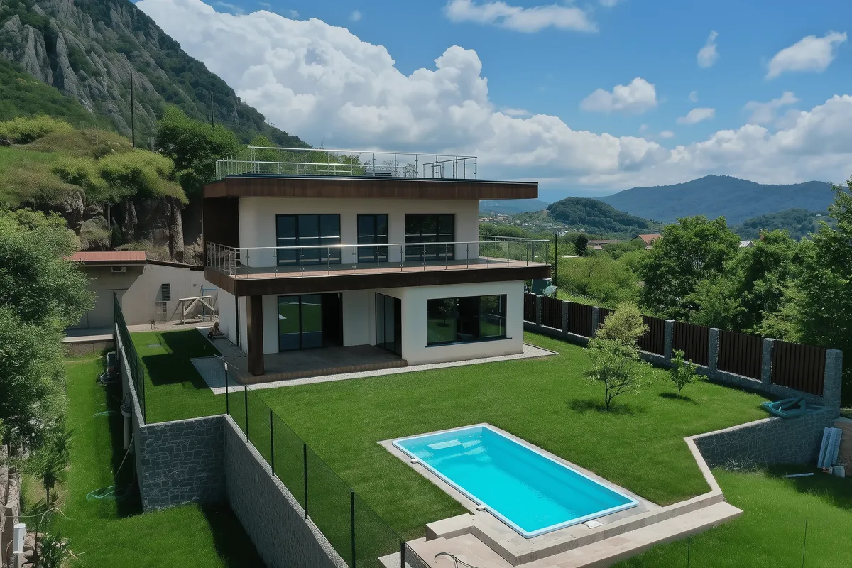 Композитный бассейн Laguna 6 — визуализация в Сызрани