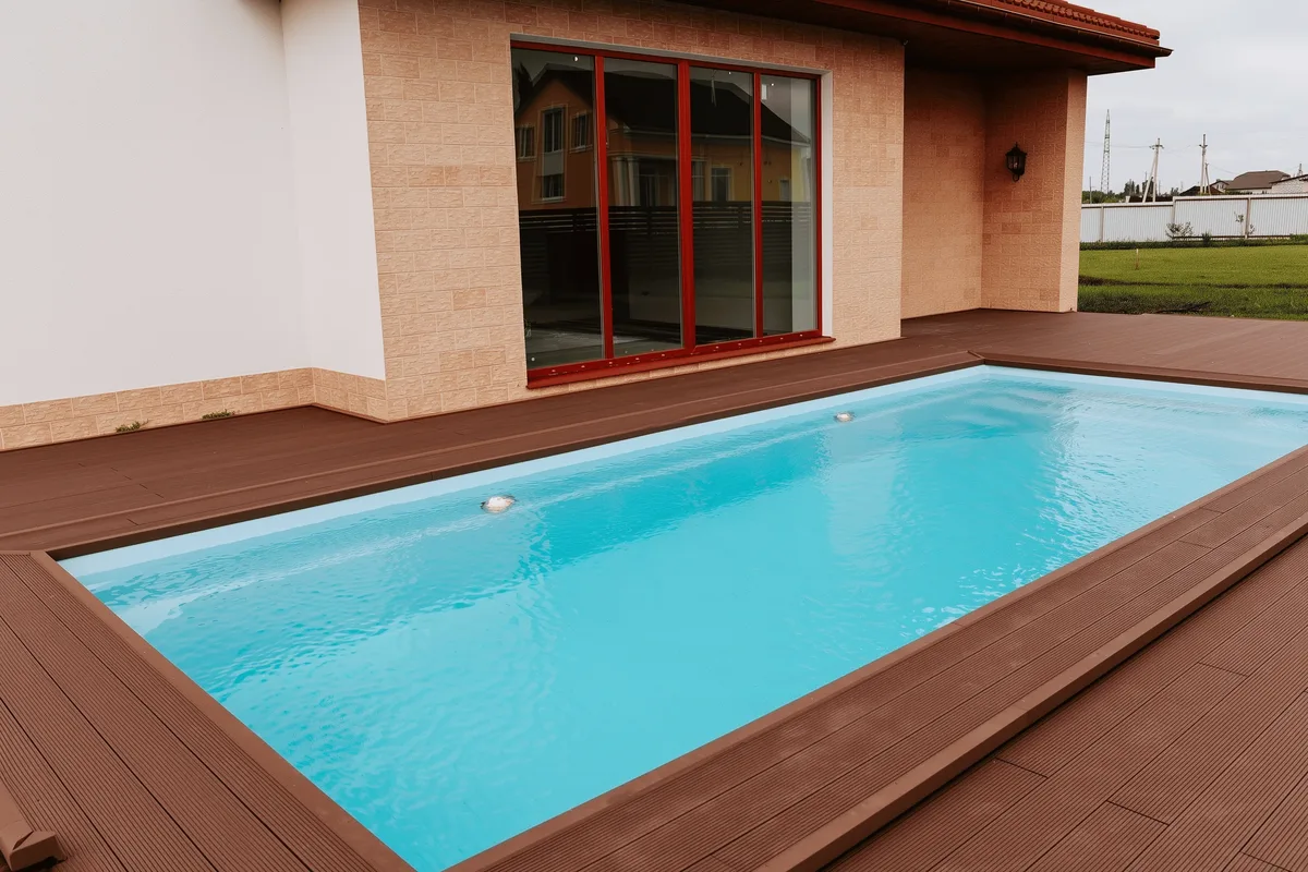 Композитный бассейн Laguna 8 — вид сверху в Сызрани